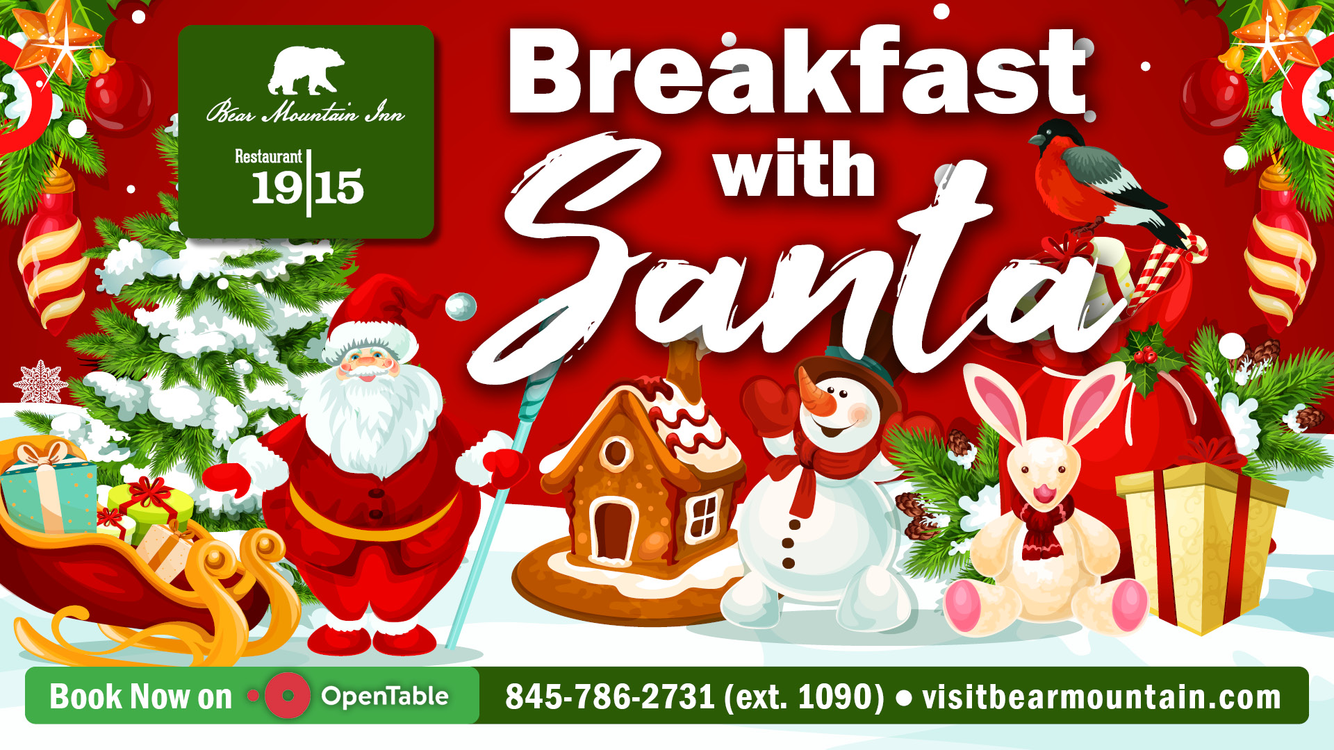 Breakfast with Santa 2023 Visit Bear Mountain