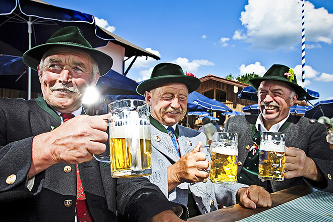 Bavarians at Oktoberfest