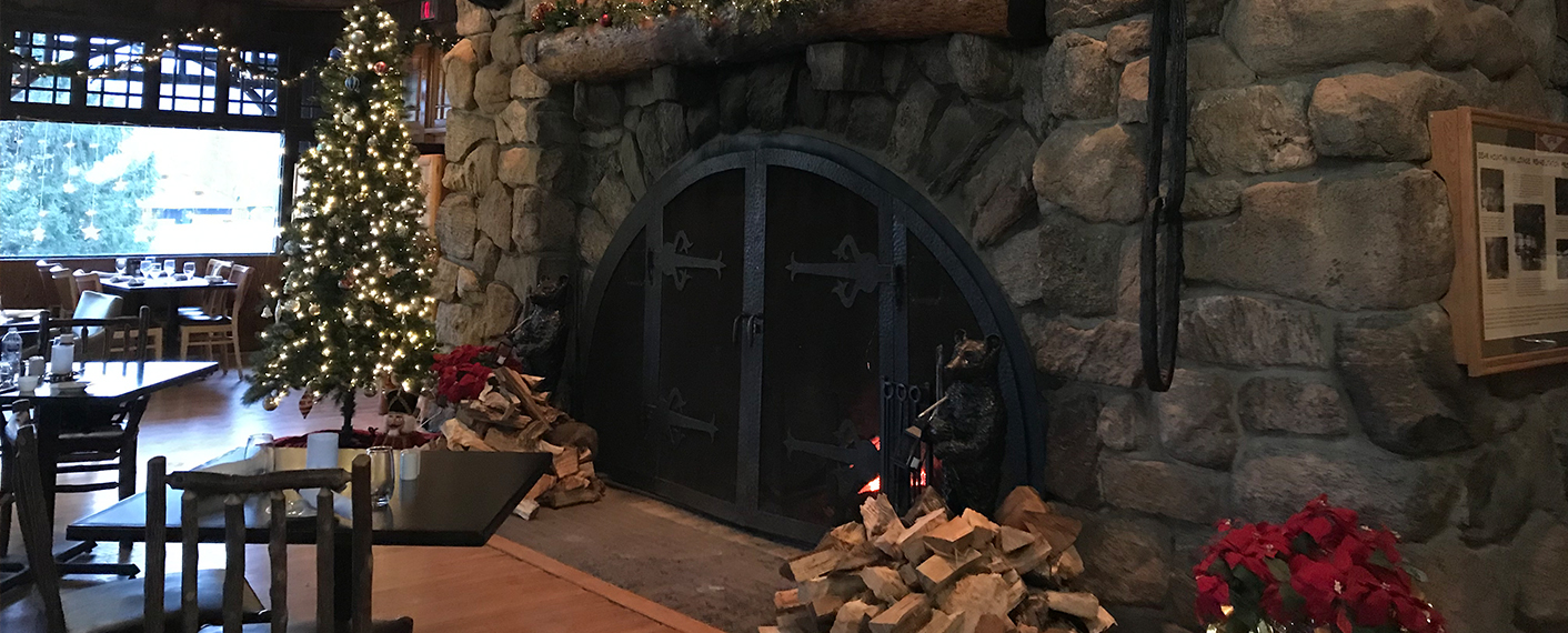 BMI Stone Fireplace