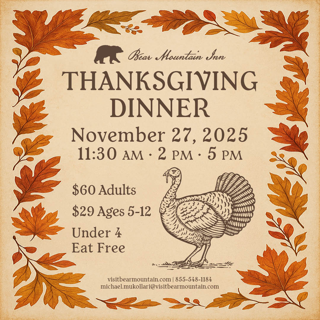 Bear Mountain Thanksgiving Dinner 2025